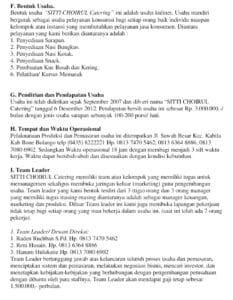 Ini 6 Contoh Proposal Usaha Makanan [Lengkap +Gambar]